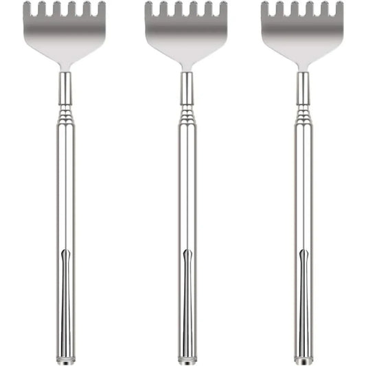 Telescopic Metal Back Scratcher And Hand Massager 3 Pack
