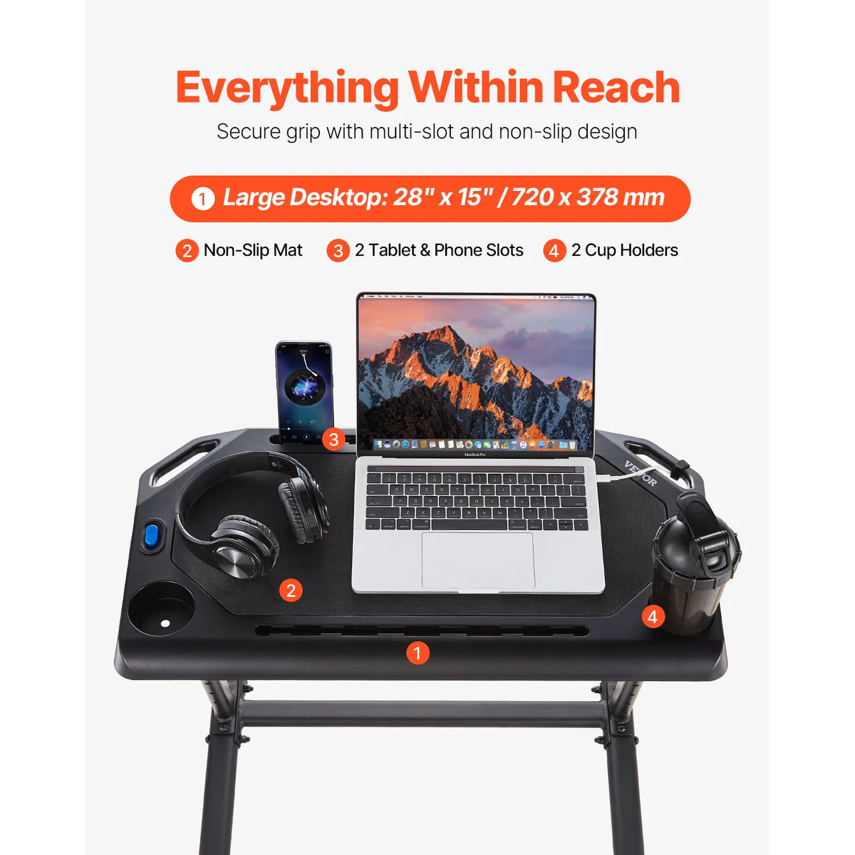 SucceBuy Multifunctional Cycling Desk For Office Exercise