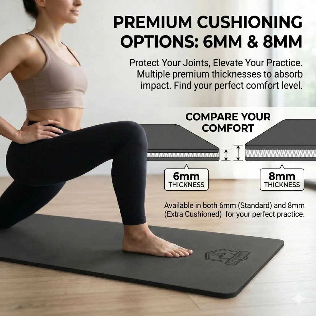 Hapbear TPE Non Slip Wide Yoga Mat For Gym Training