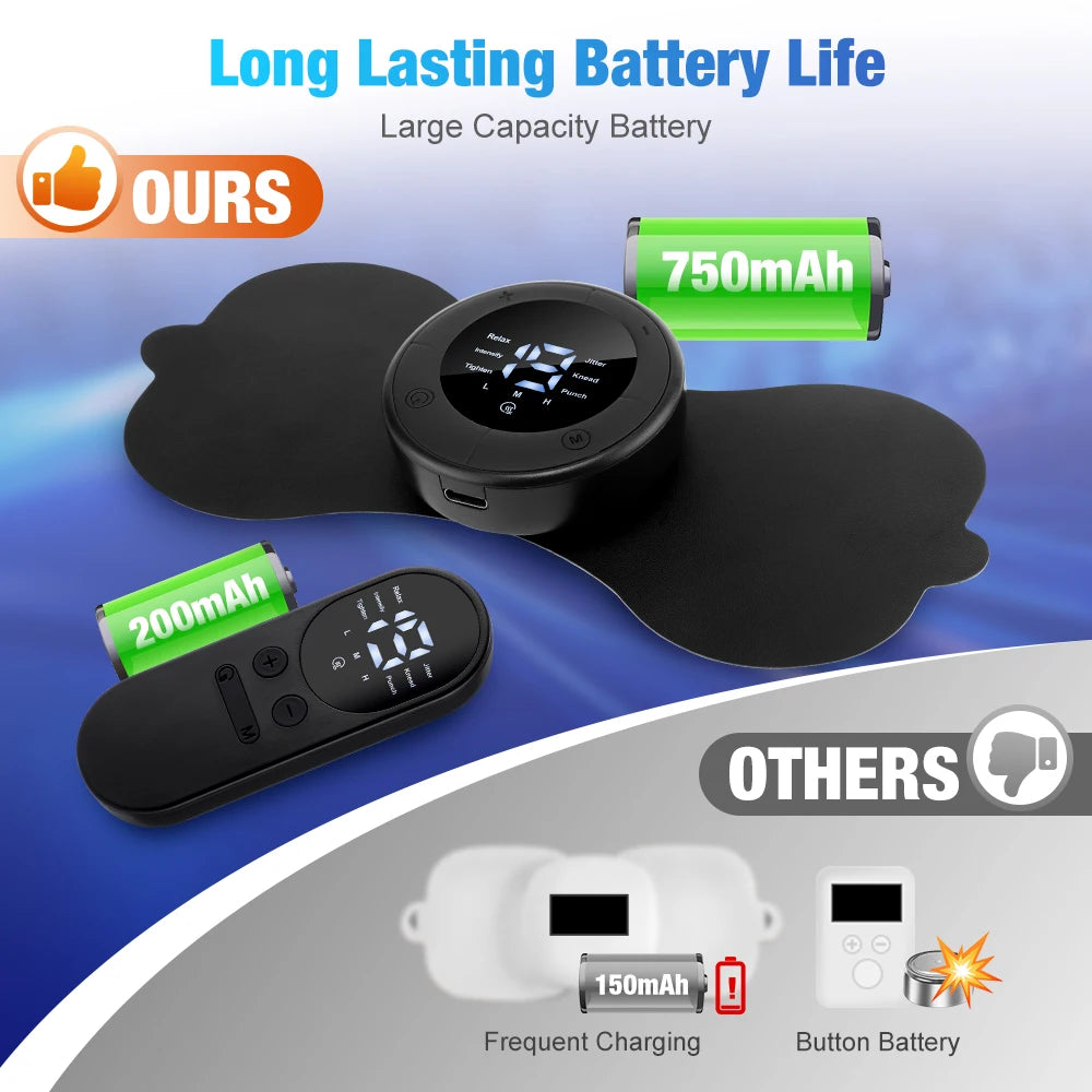 Pastsky Rechargeable EMS Heated Foot Massager With Remote