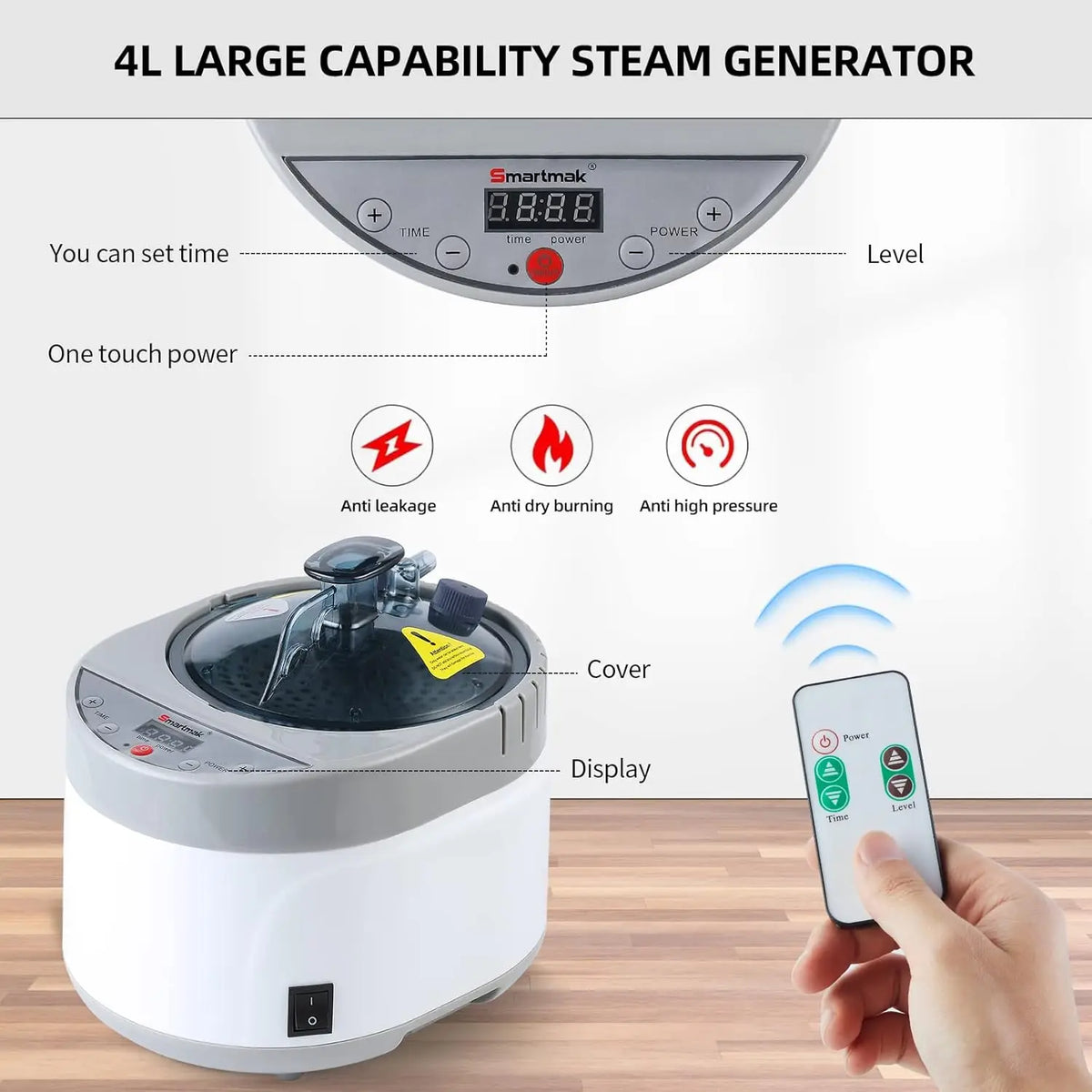 Smartmak Premium Steam Sauna Generator For Home Relaxation