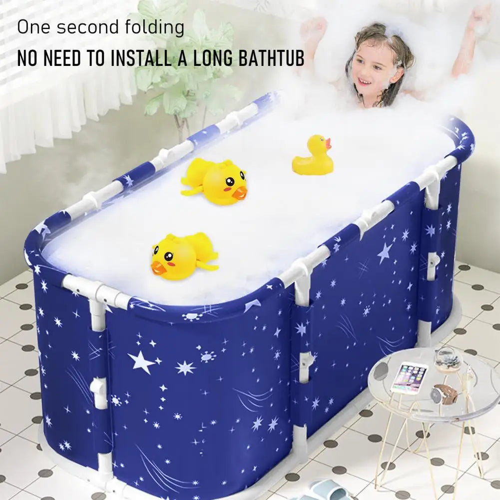 Foldable Freestanding Bathtub For Adult Spa Soaking Tub