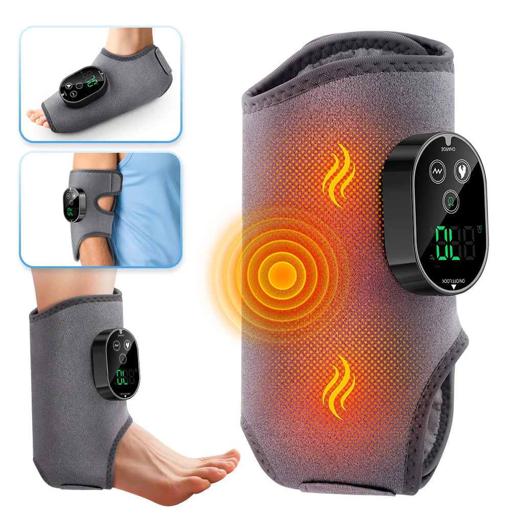 Moajaza Cordless Heated Foot Massager With Rechargeable Wrap