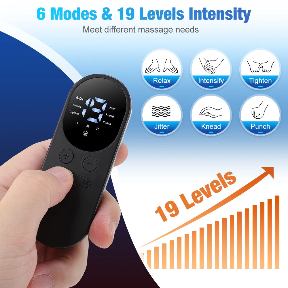 Pastsky Rechargeable EMS Heated Foot Massager With Remote