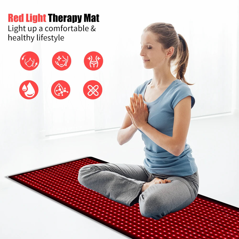 Red Light Therapy Mat for Pain Relief and Muscle Recovery