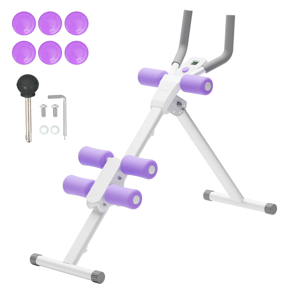 Foldable Home Gym Ab Machine Core Workout Knee Protection