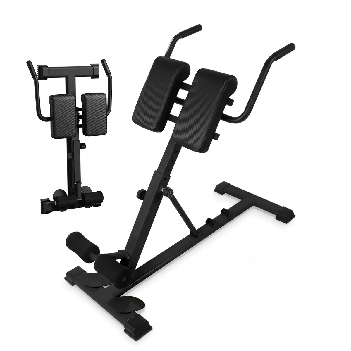 HiMISS Adjustable Hyperextension Roman Chair Bench For Home Gym