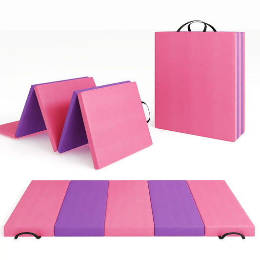 HiMiss Foldable Gymnastics Mat For Exercise And Yoga Training
