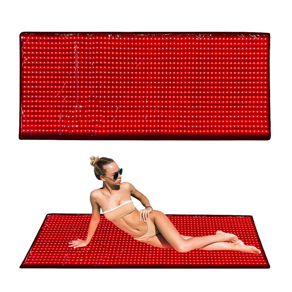 Full Body Red Light Therapy Mat With Near Infrared Support