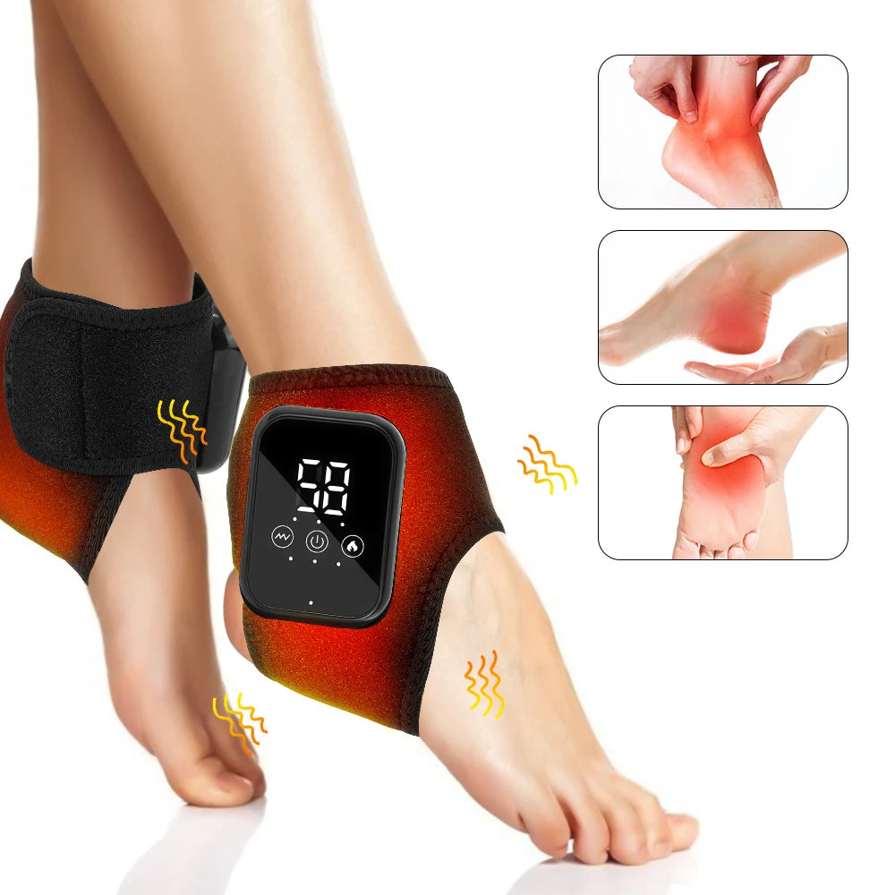 Pastsky Electric Heating Ankle Guard With Vibration Massage