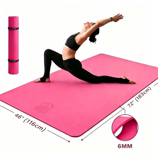 Hapbear TPE Non Slip Wide Yoga Mat For Gym Training