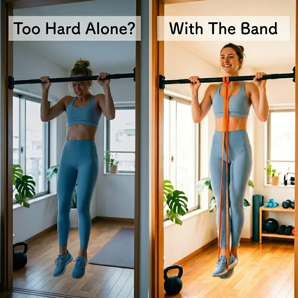Sunpow Heavy Duty Latex Pull Up Resistance Bands Set