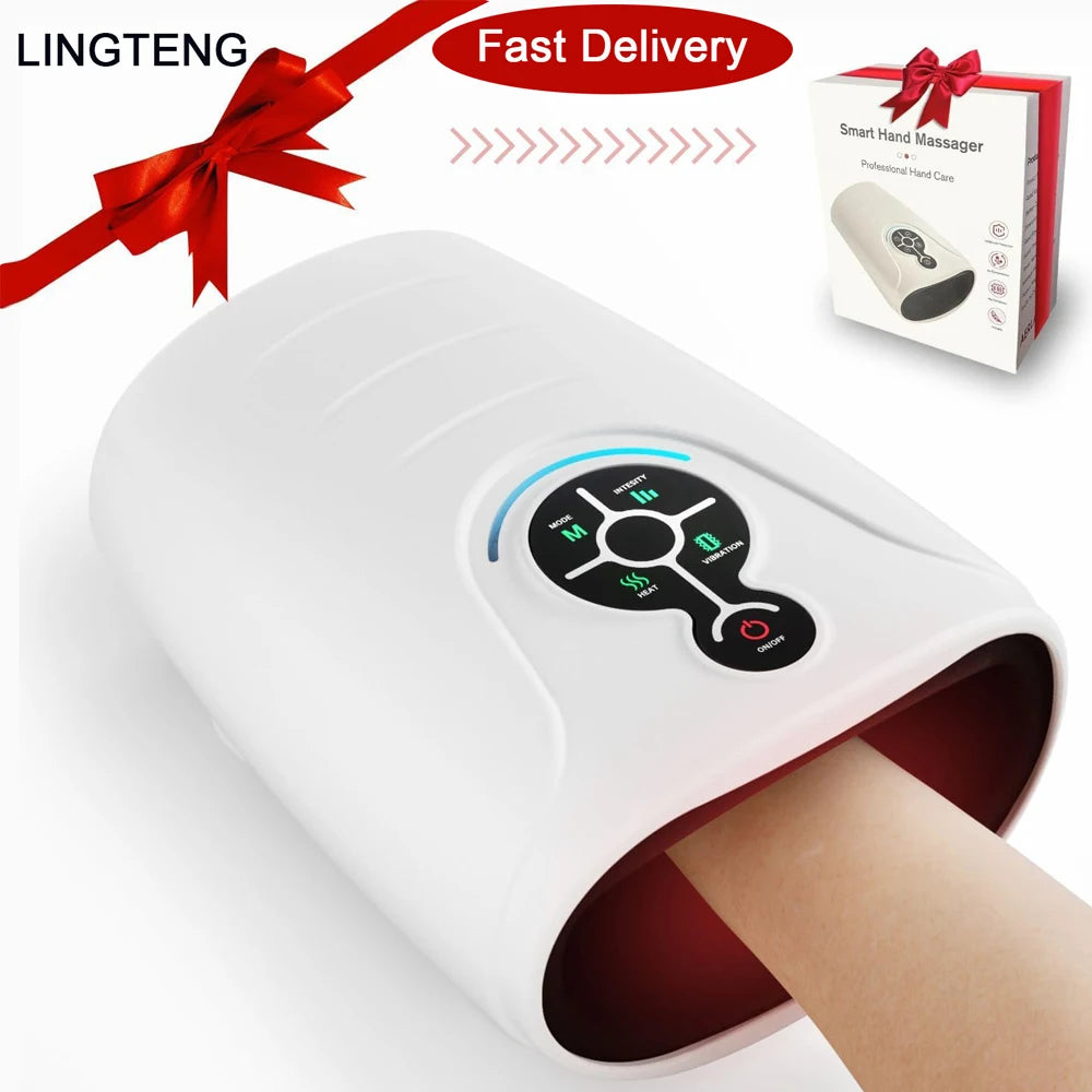 Lingteng Cordless Heated Hand Massager For Instant Relief