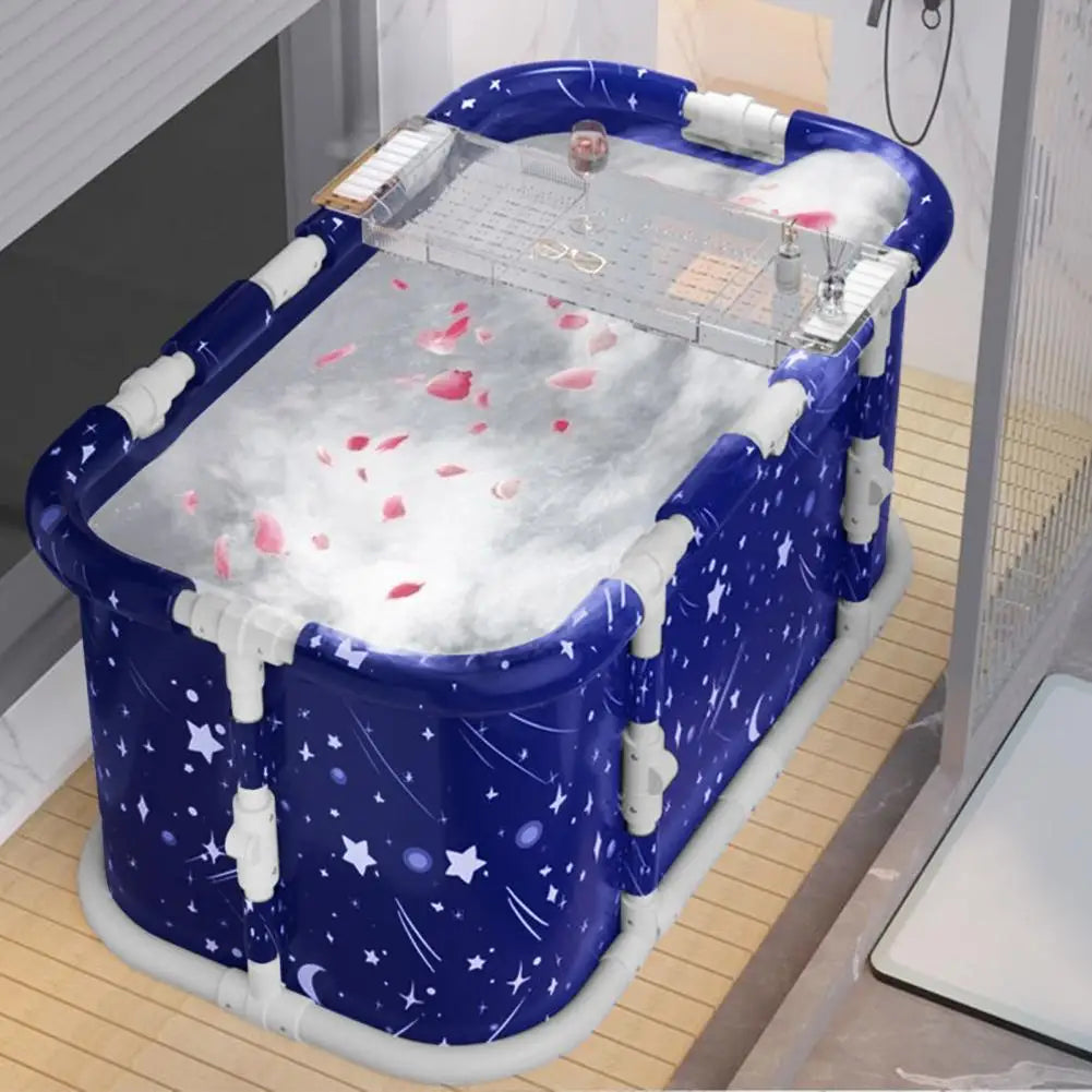 Foldable Freestanding Bathtub For Adult Spa Soaking Tub