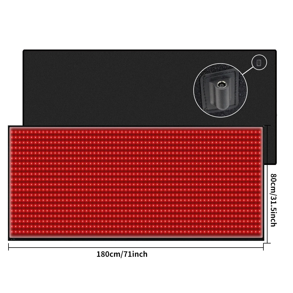 Red Light Therapy Mat for Pain Relief and Muscle Recovery