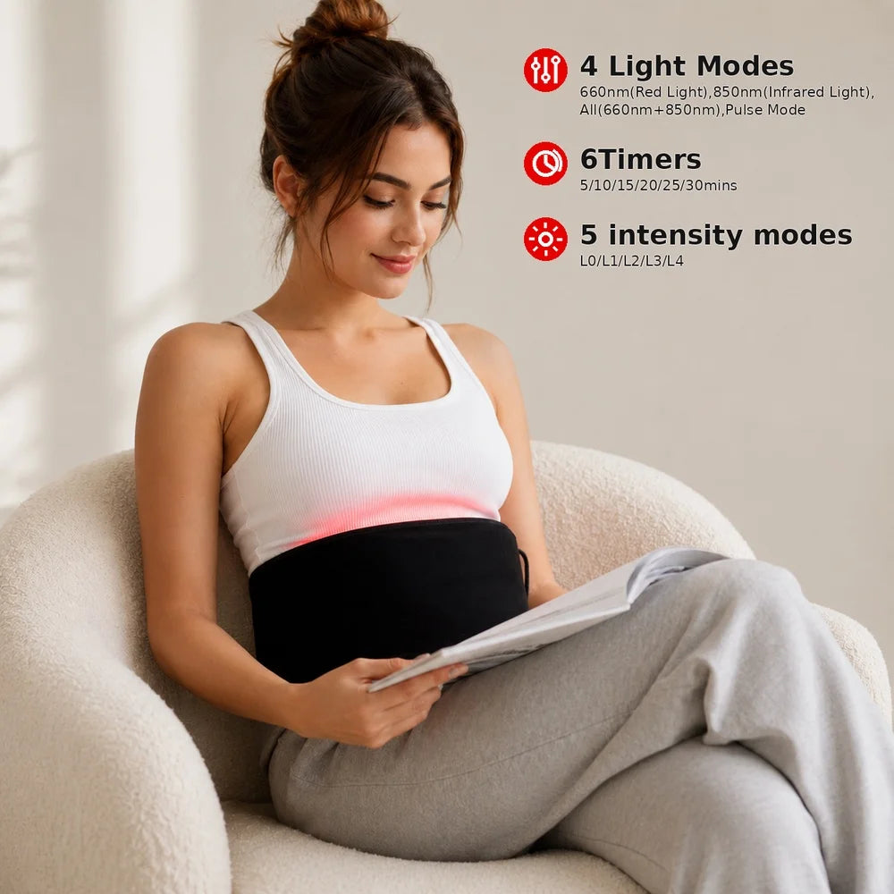 Red Light Therapy Belt 660nm 850nm Near Infrared Led Massage