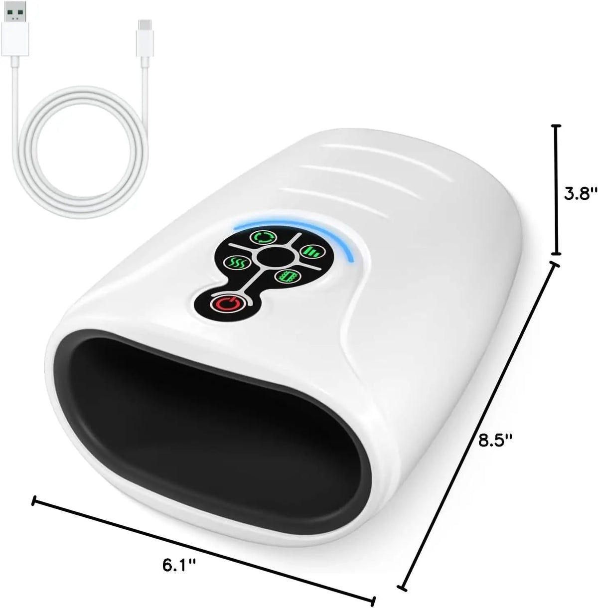 Lingteng Cordless Heated Hand Massager For Instant Relief