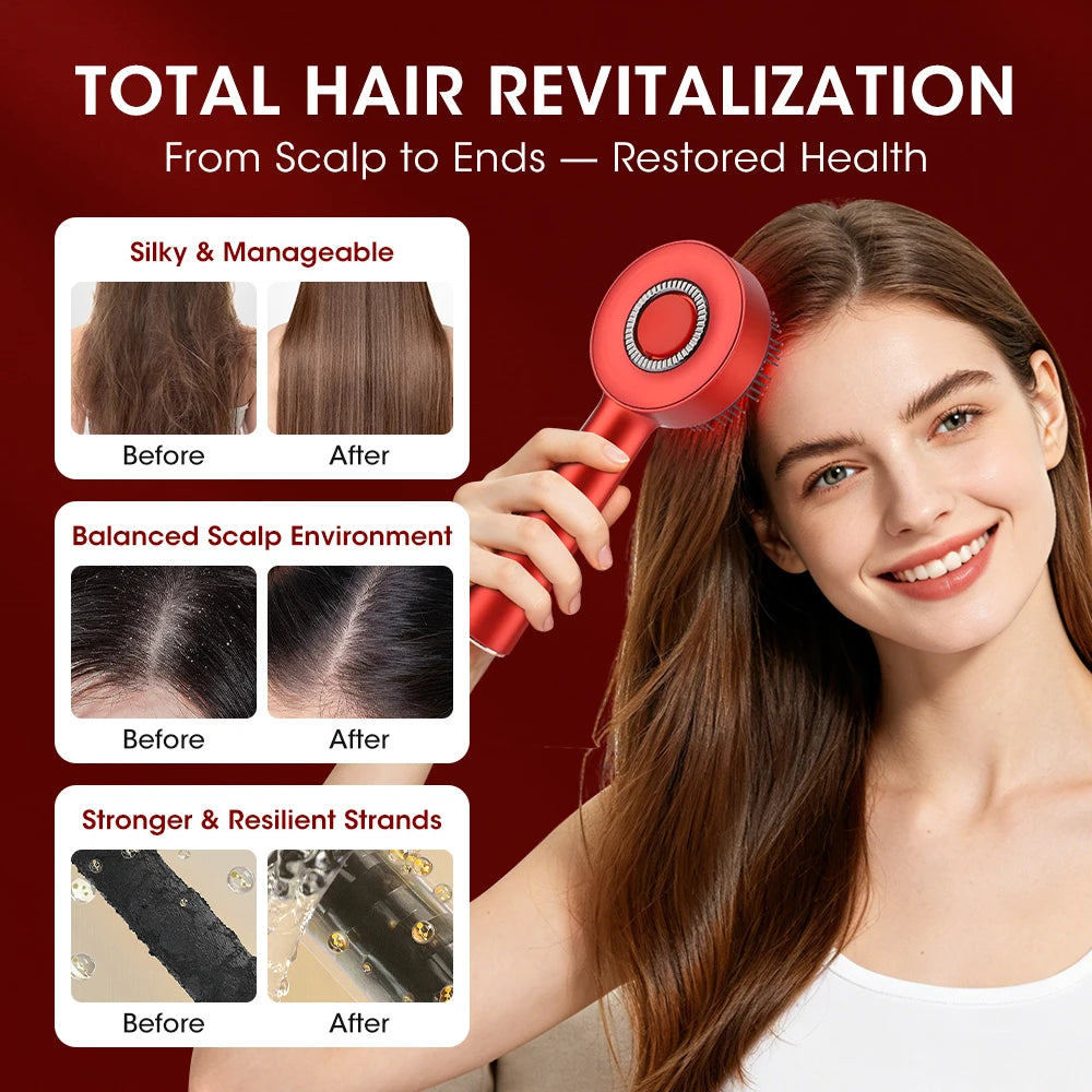 Hailicare Rechargeable Electric Scalp Massager With Oil Applicator