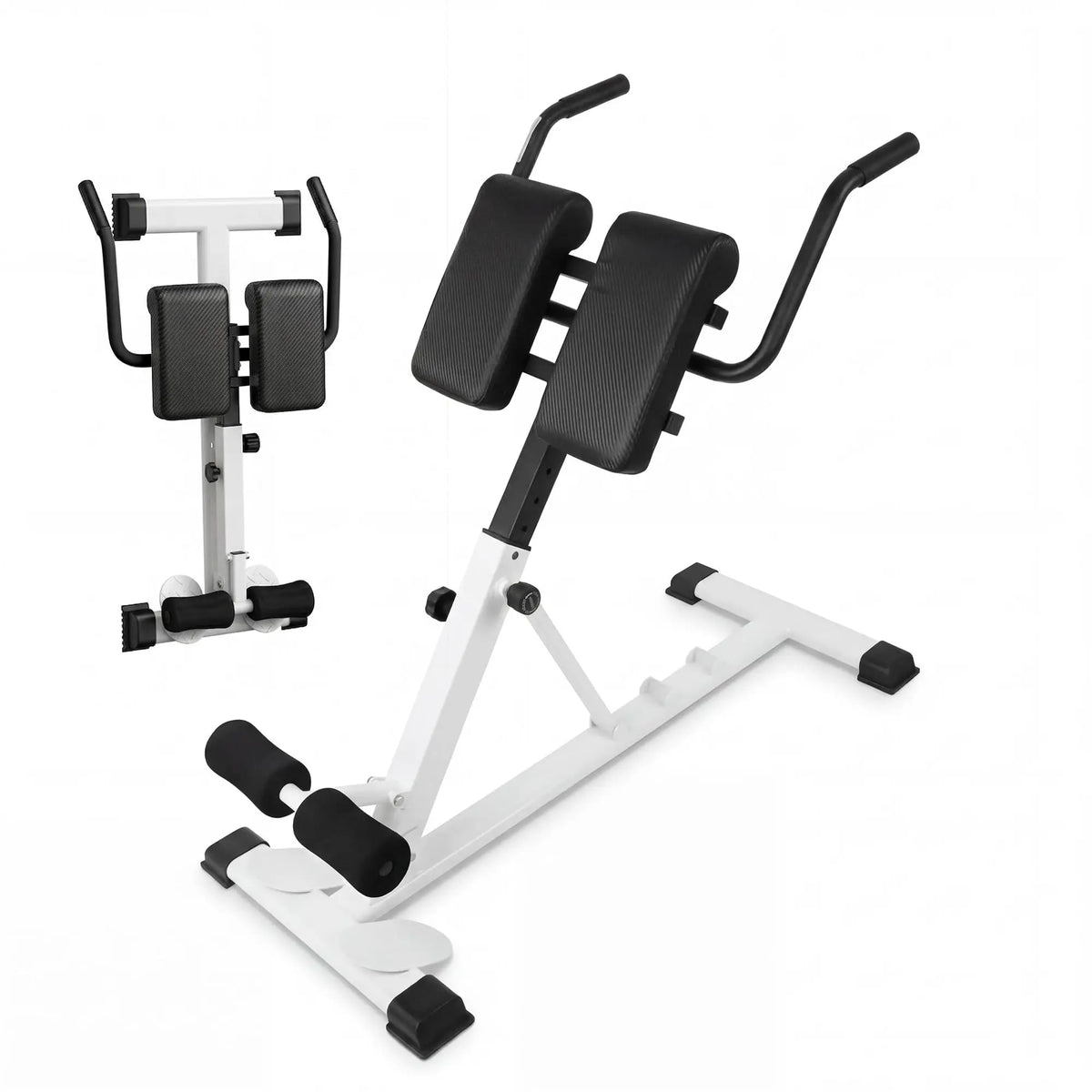 HiMISS Adjustable Hyperextension Roman Chair Bench For Home Gym