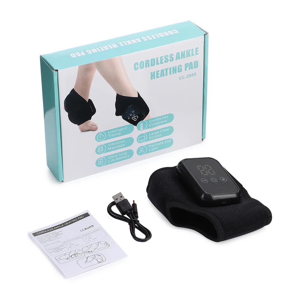 Pastsky Electric Heating Ankle Guard With Vibration Massage