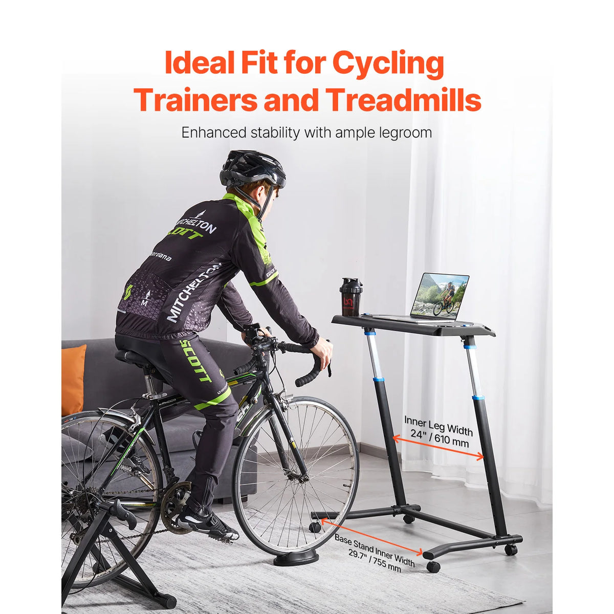 SucceBuy Multifunctional Cycling Desk For Office Exercise