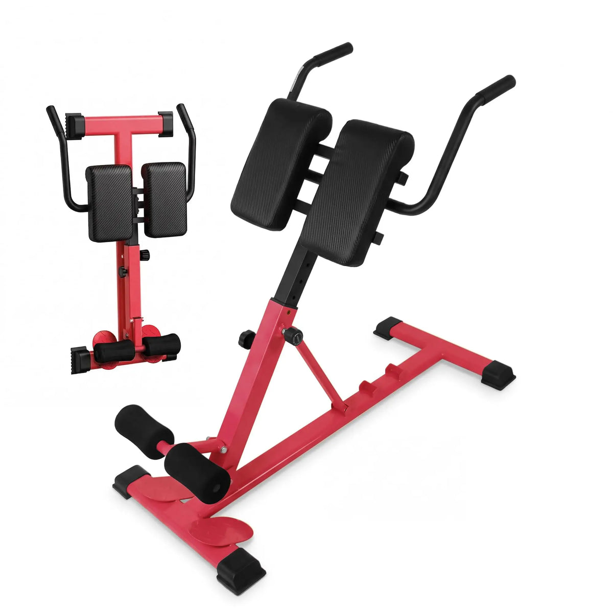 HiMISS Adjustable Hyperextension Roman Chair Bench For Home Gym
